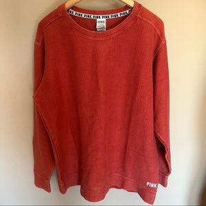 VS PINK Ribbed Crew Neck Large